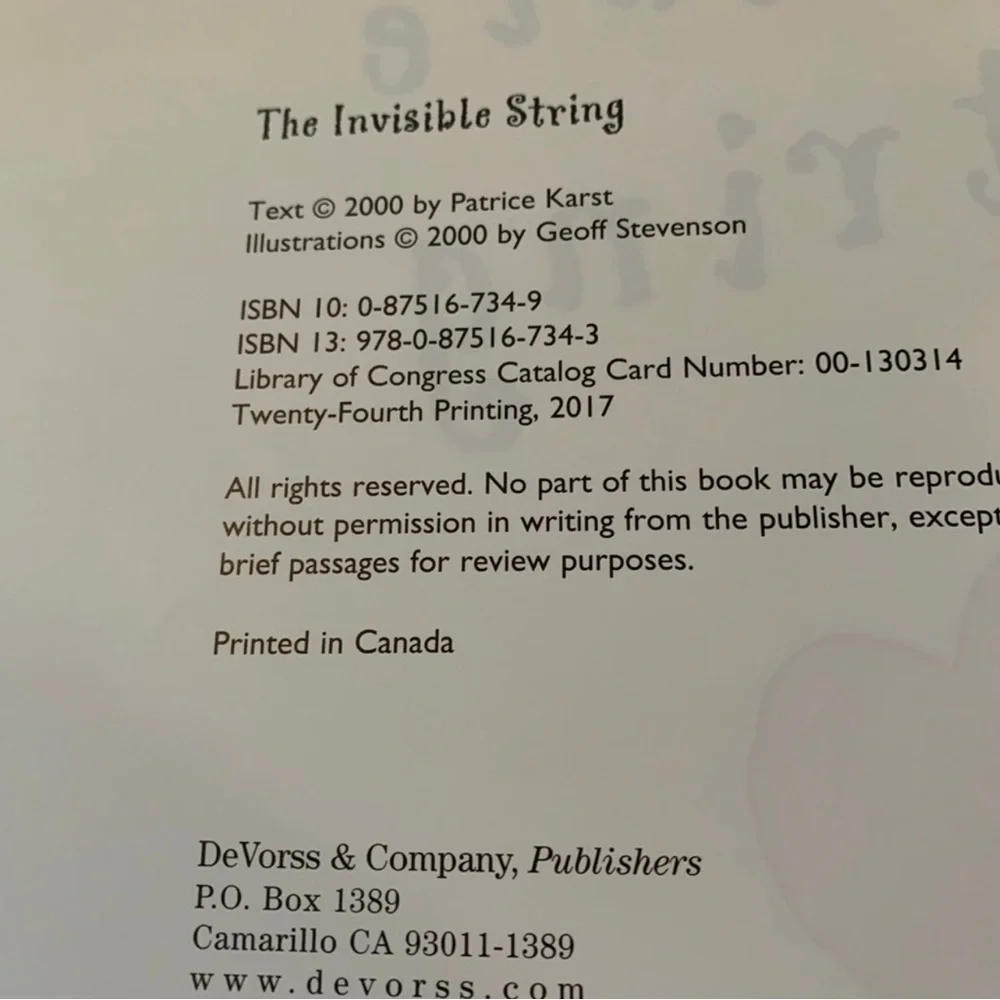 The Invisible String book! New! Excellent read! - Picture 4 of 8